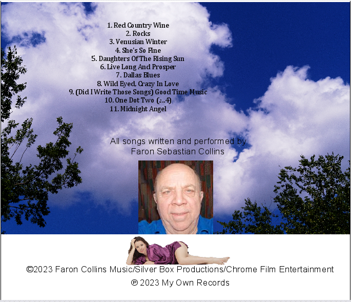 Red Country Wine CD back cover